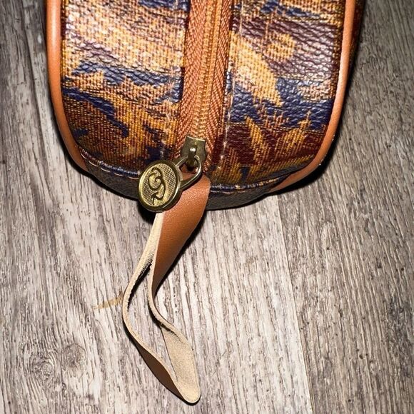 Oscar De La Renta toiletries bag/glasses/ bag organizer/small zip E/W vinyl bag - Picture 3 of 14